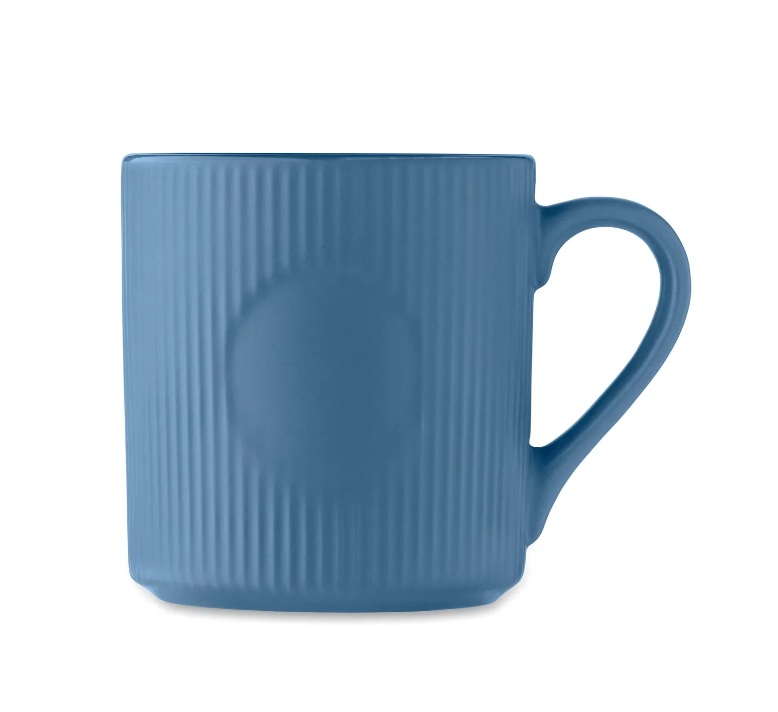 Ribmug – Ceramic Stackable Mug — Blue