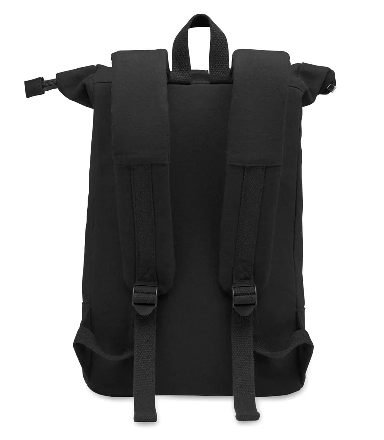 Polyester Laptop Backpack Koper Roll with Zippered Pocket 27X10X55 cm