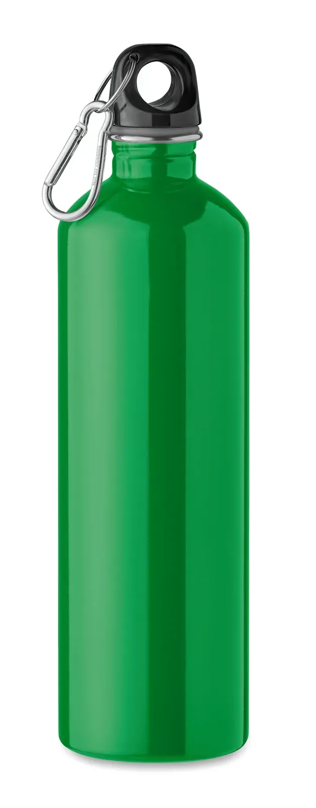 Rebig Moss – Single Wall Recycled Stainless Steel Bottle (90% Recycled Stainless Steel and 10% Stainless Steel) with Carabiner — Green