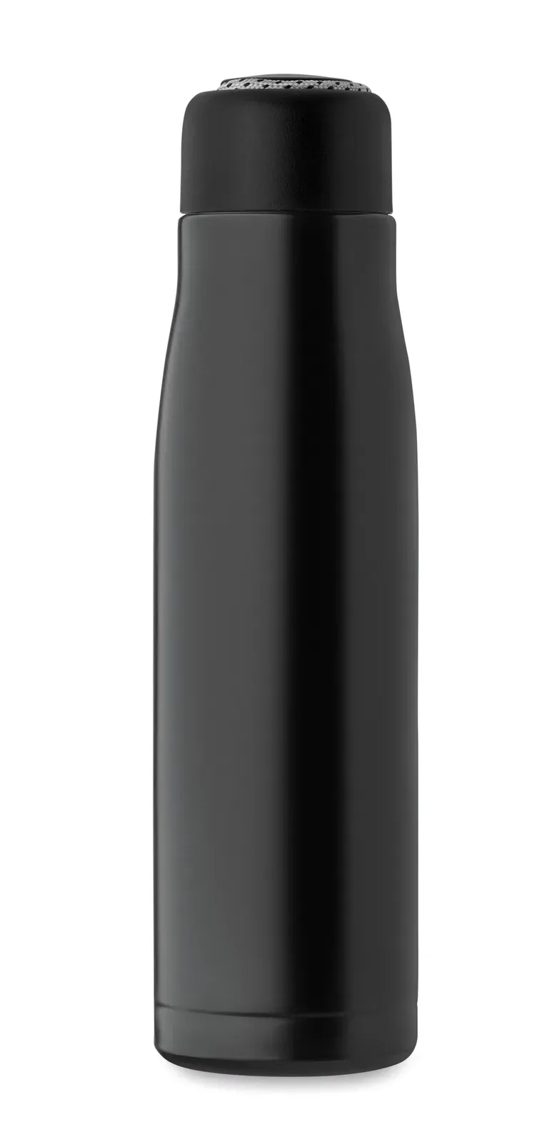 Cordle – Double Wall Recycled Stainless Steel Insulated Vacuum Bottle — Black