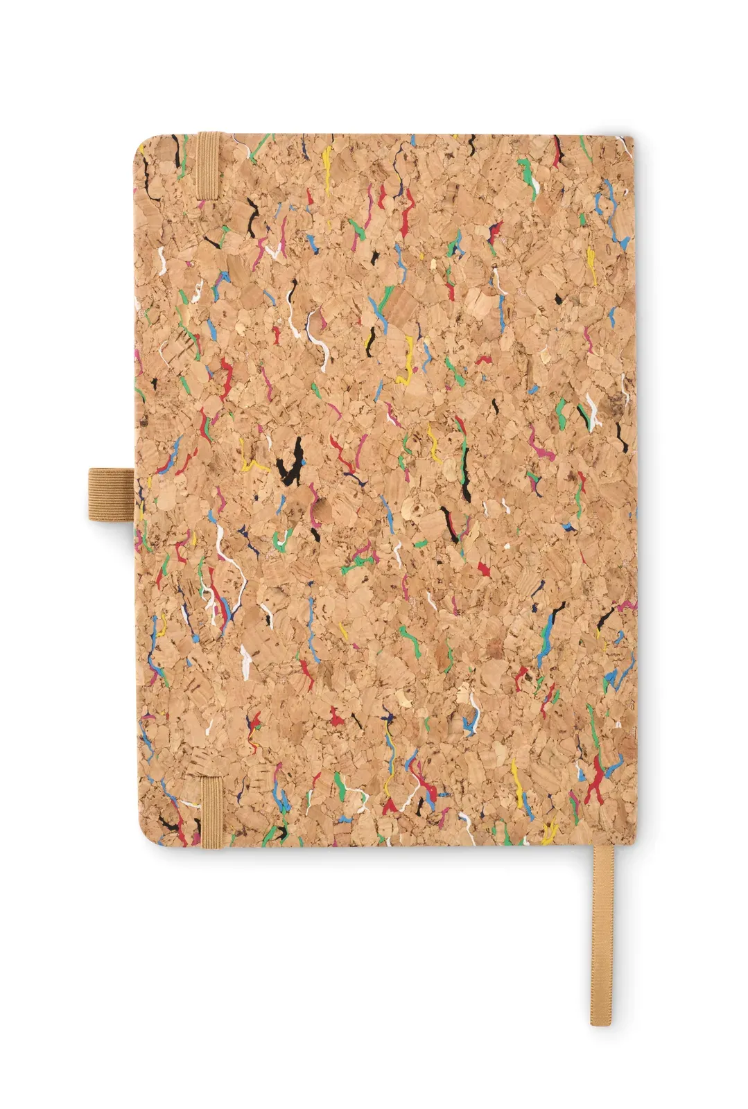 Cornota A5 Cork Notebook – 192-Page Refill with Elastic Closure & Pen Holder — Beige