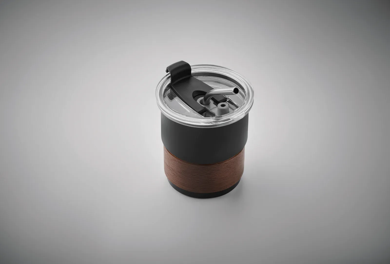 Mate – Single Wall Tumbler in Recycled Stainless Steel (90% Recycled Stainless Steel and 10% Stainless Steel) — Black