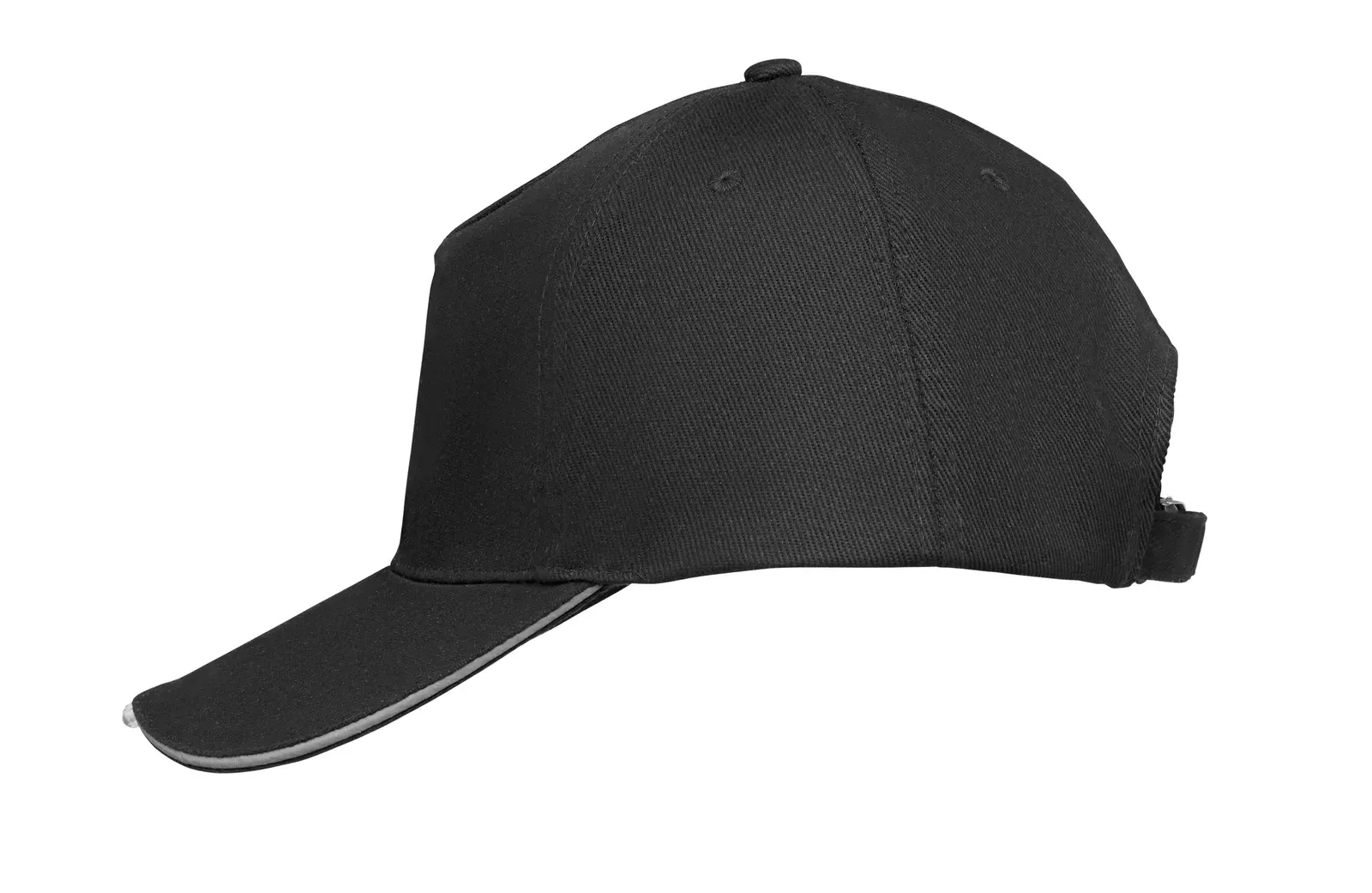 Luzcap 5-LED Light-Up Baseball Cap — Black