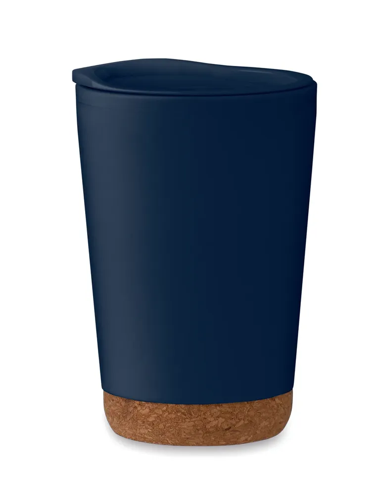 Co – Double Wall Tumbler in PP with Slide Cover Mouthpiece Lid in PS and ABS