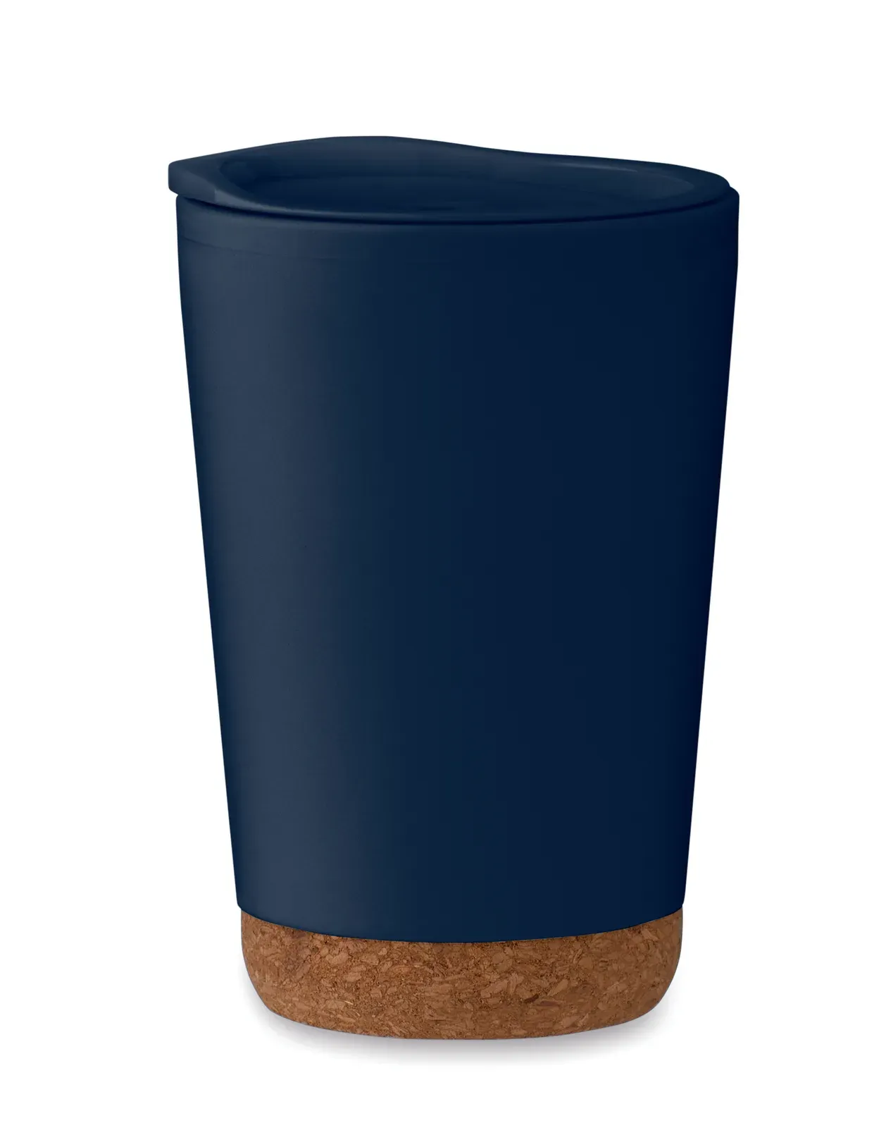 Co – Double Wall Tumbler in PP with Slide Cover Mouthpiece Lid in PS and ABS — French Navy