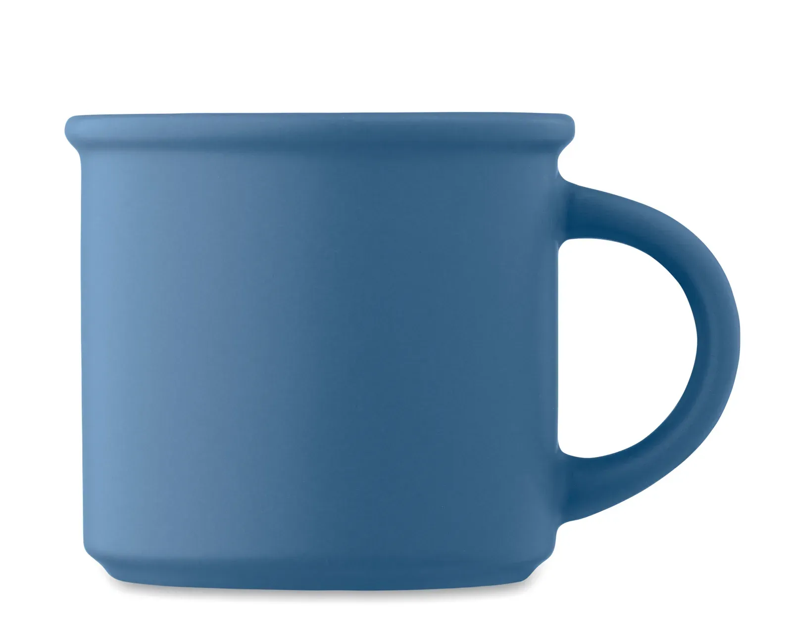 Cupage – Ceramic Vintage Style Mug in Matte Colour — Blue