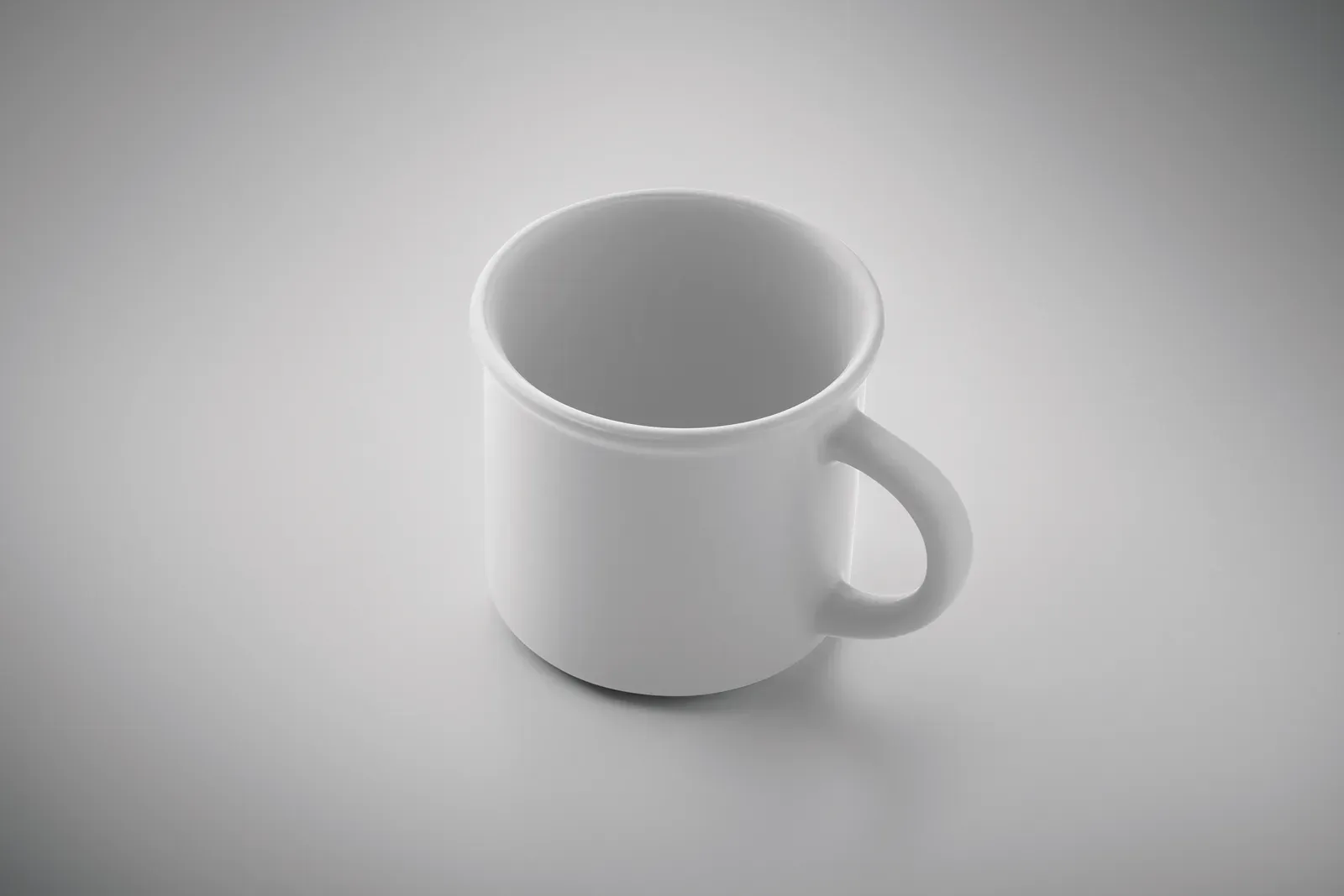 Cupage – Ceramic Vintage Style Mug in Matte Colour — White
