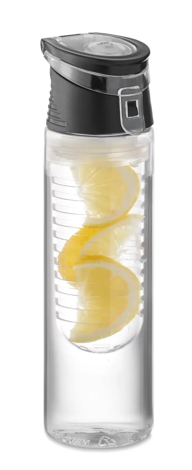 Sporttle – Drinking Bottle in RPET with PP Lid — Black