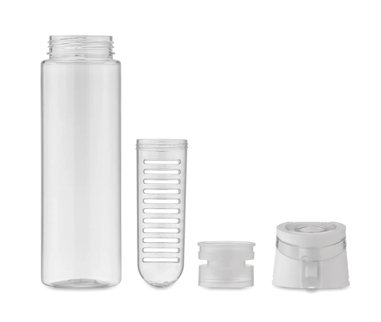 Sporttle – Drinking Bottle in RPET with PP Lid — White