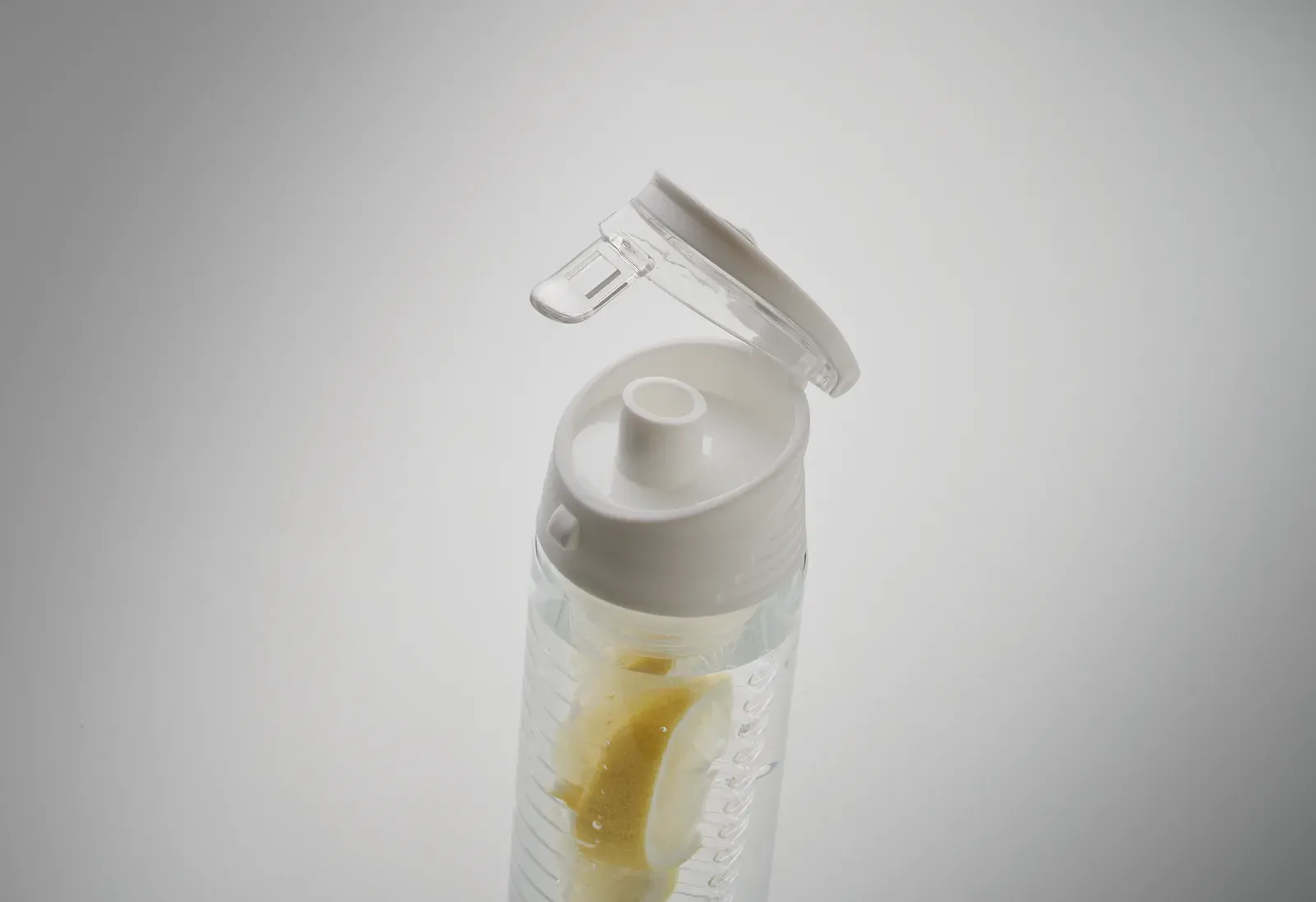 Sporttle – Drinking Bottle in RPET with PP Lid — White