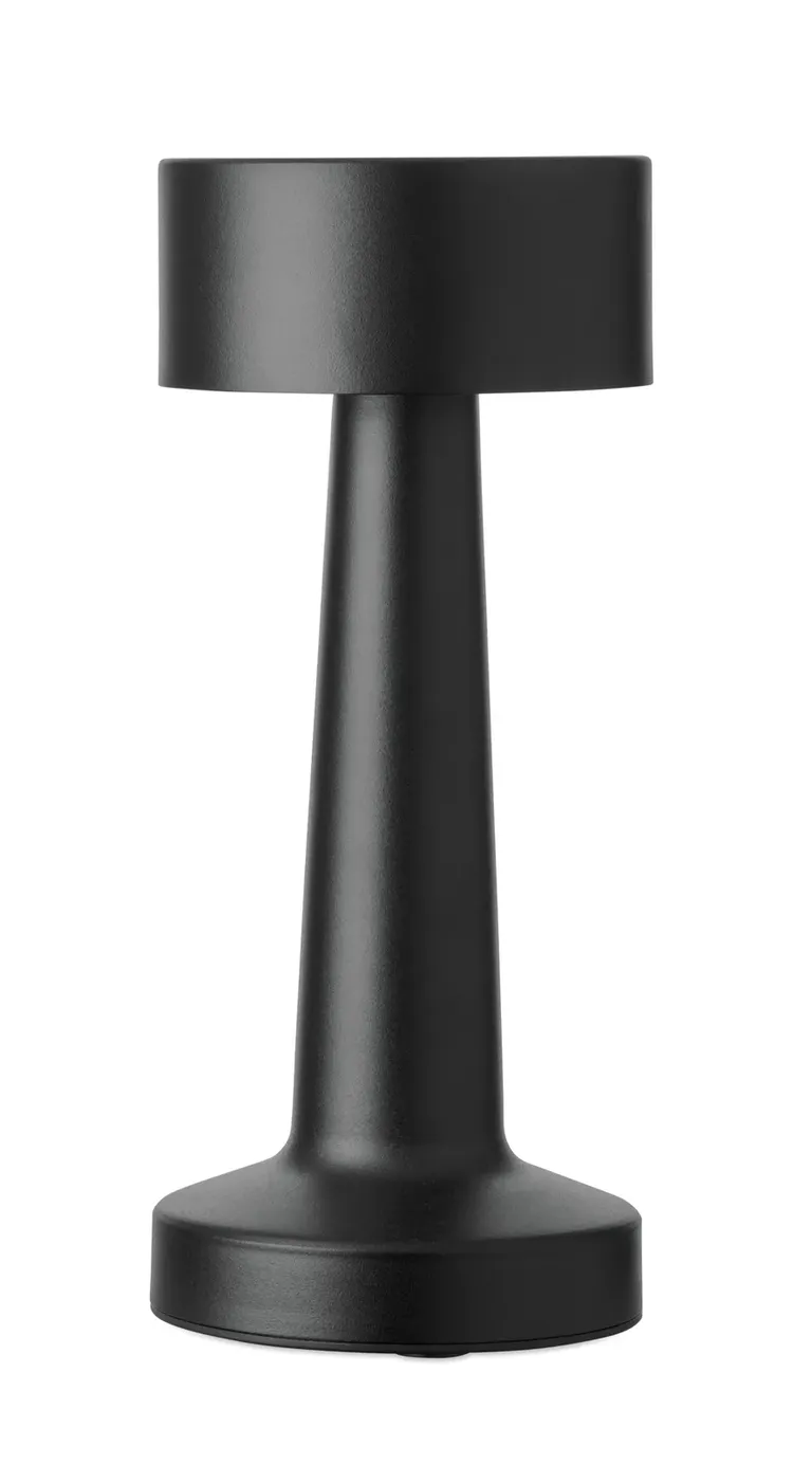Hierluz – Iron Table Lamp with 12 LED Lights, Stepless Dimming, 3 Light Modes and Touch Control; USB Port and Rechargeable