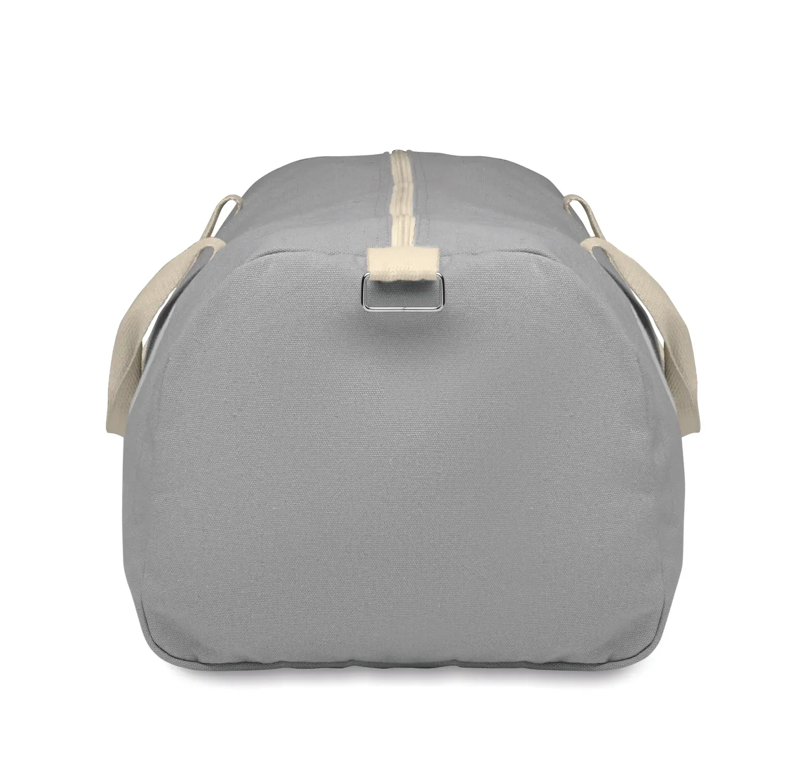 Recycled Cotton Duffle Bag Maldi with Adjustable Strap 49X26X24 cm — Grey