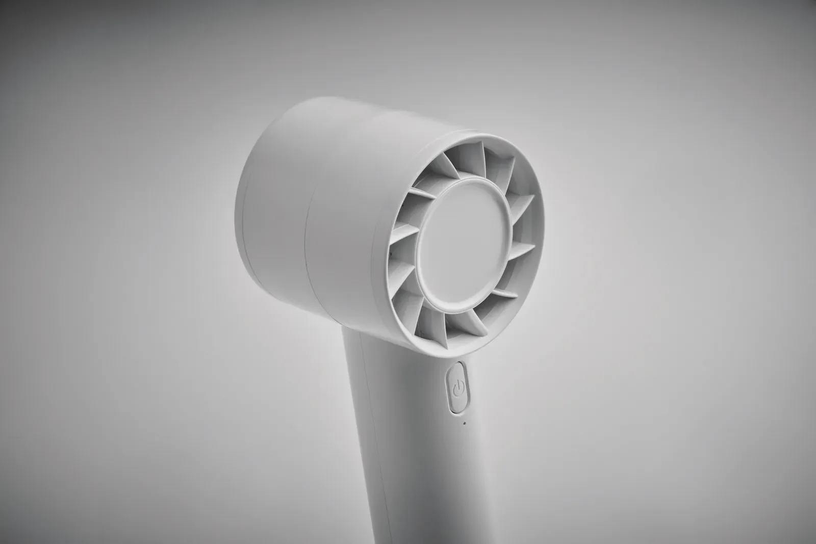 Aire Portable USB Fan with Phone Stand – 3-Speed, 2000mAh Battery — White