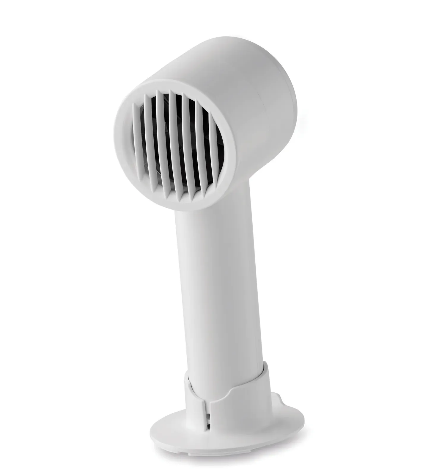 Aire Portable USB Fan with Phone Stand – 3-Speed, 2000mAh Battery — White