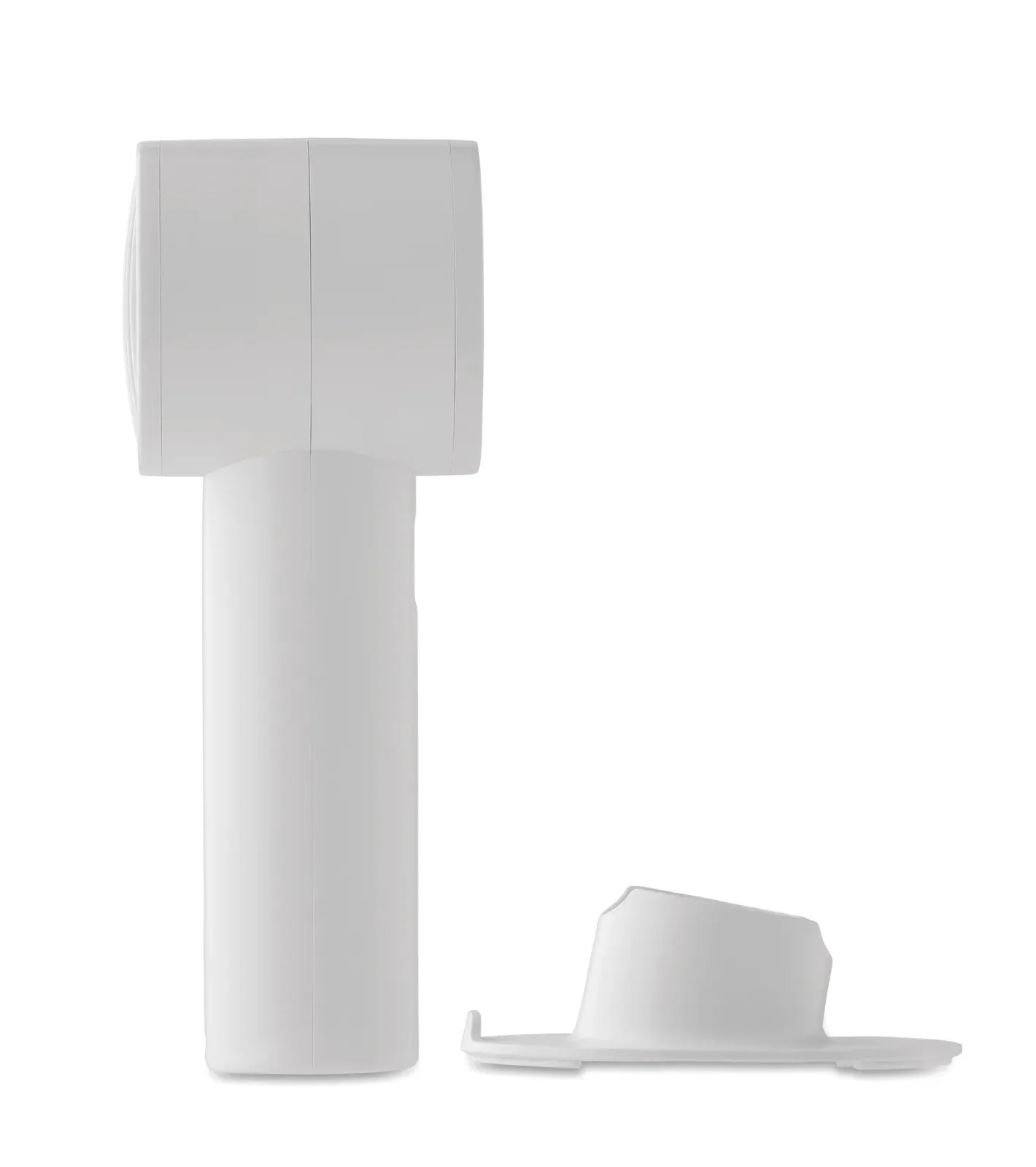 Aire Portable USB Fan with Phone Stand – 3-Speed, 2000mAh Battery — White