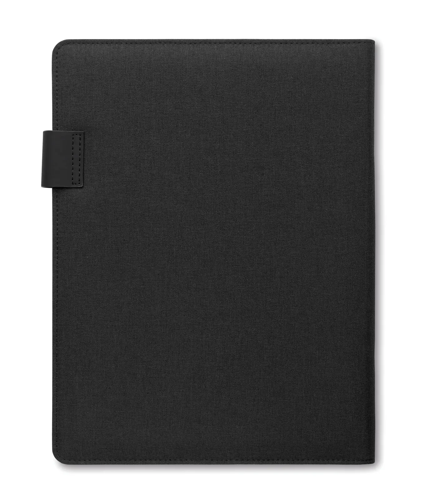 Burgus A4 Conference Folder with 15W Wireless Charger & 5000mAh Power Bank — Black
