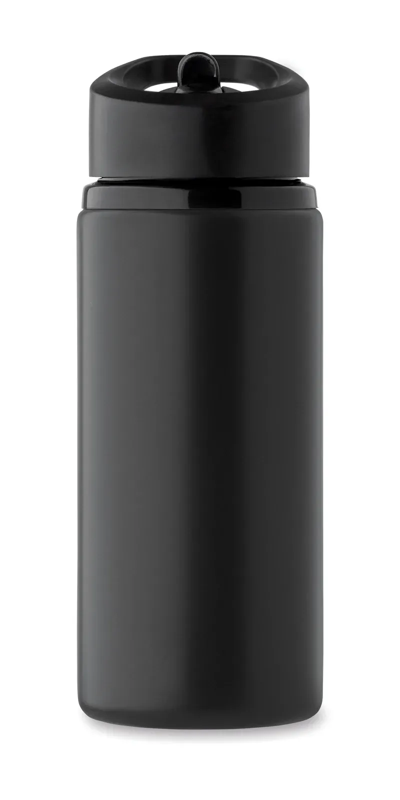 Spot – Recycled Stainless Steel (90% Recycled Stainless Steel and 10% Stainless Steel) Single Wall Bottle with Foldable — Black