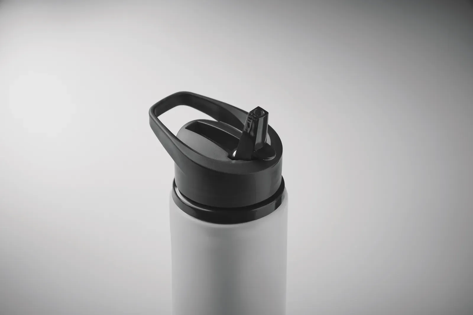 Spot – Recycled Stainless Steel (90% Recycled Stainless Steel and 10% Stainless Steel) Single Wall Bottle with Foldable — White