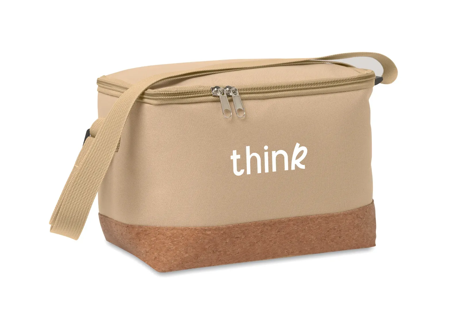 RPET Cooler Bag Koeler with 600d RPET 22X14.5X17 cm MO2504 Cooler Bag — Khaki