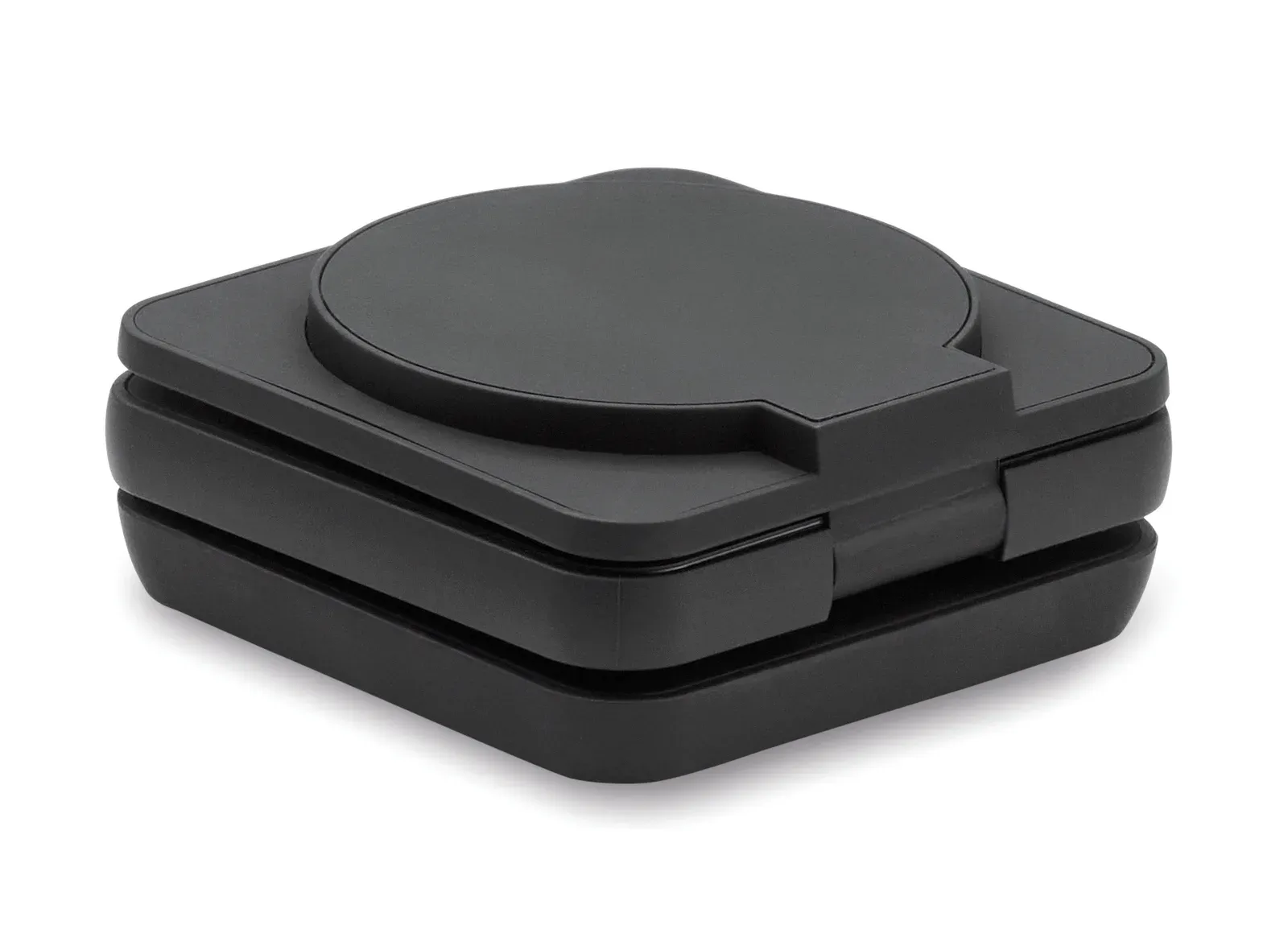 Netica 3-in-1 Foldable Charging Station – Rubberized Recycled ABS — Black