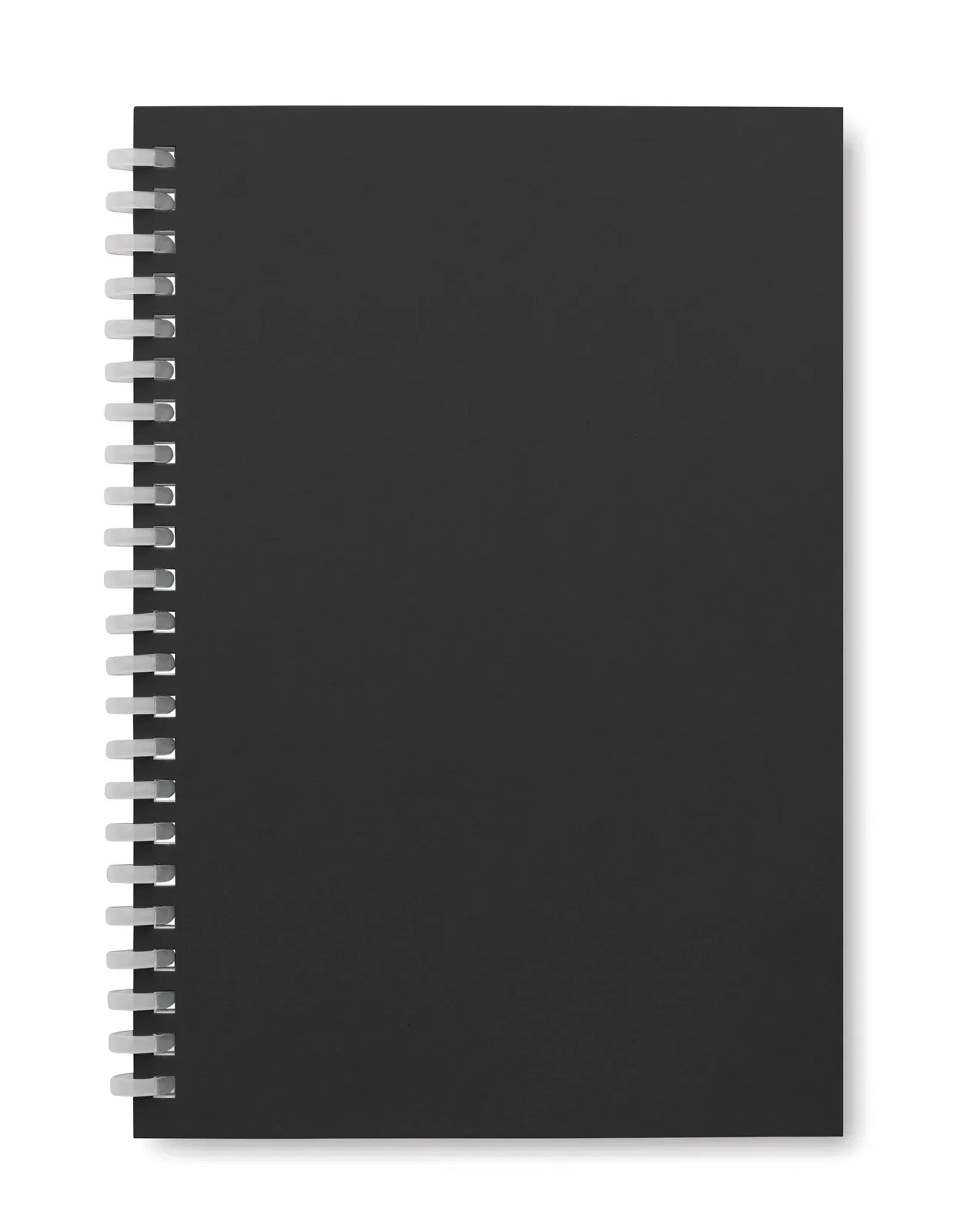 Recarnote A5 Ring-Bound Recycled Carton Notebook – 160-Page FSC-Certified Refill — Black