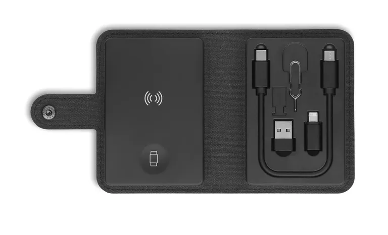 Cawatt 4-in-1 Charging Cable Set with 15W Wireless Charger