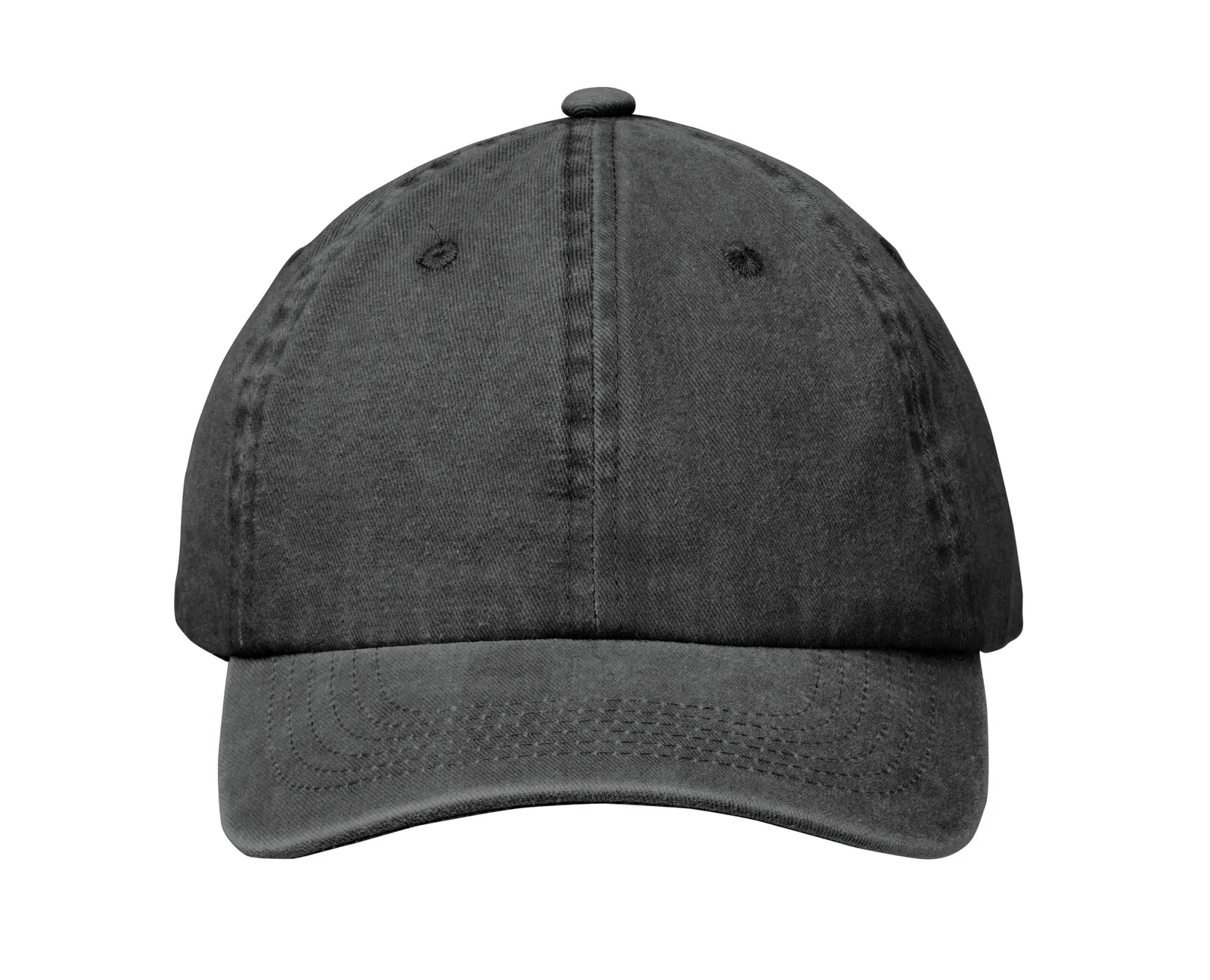 Vinbuck Vintage Washed Cotton Cap — Black