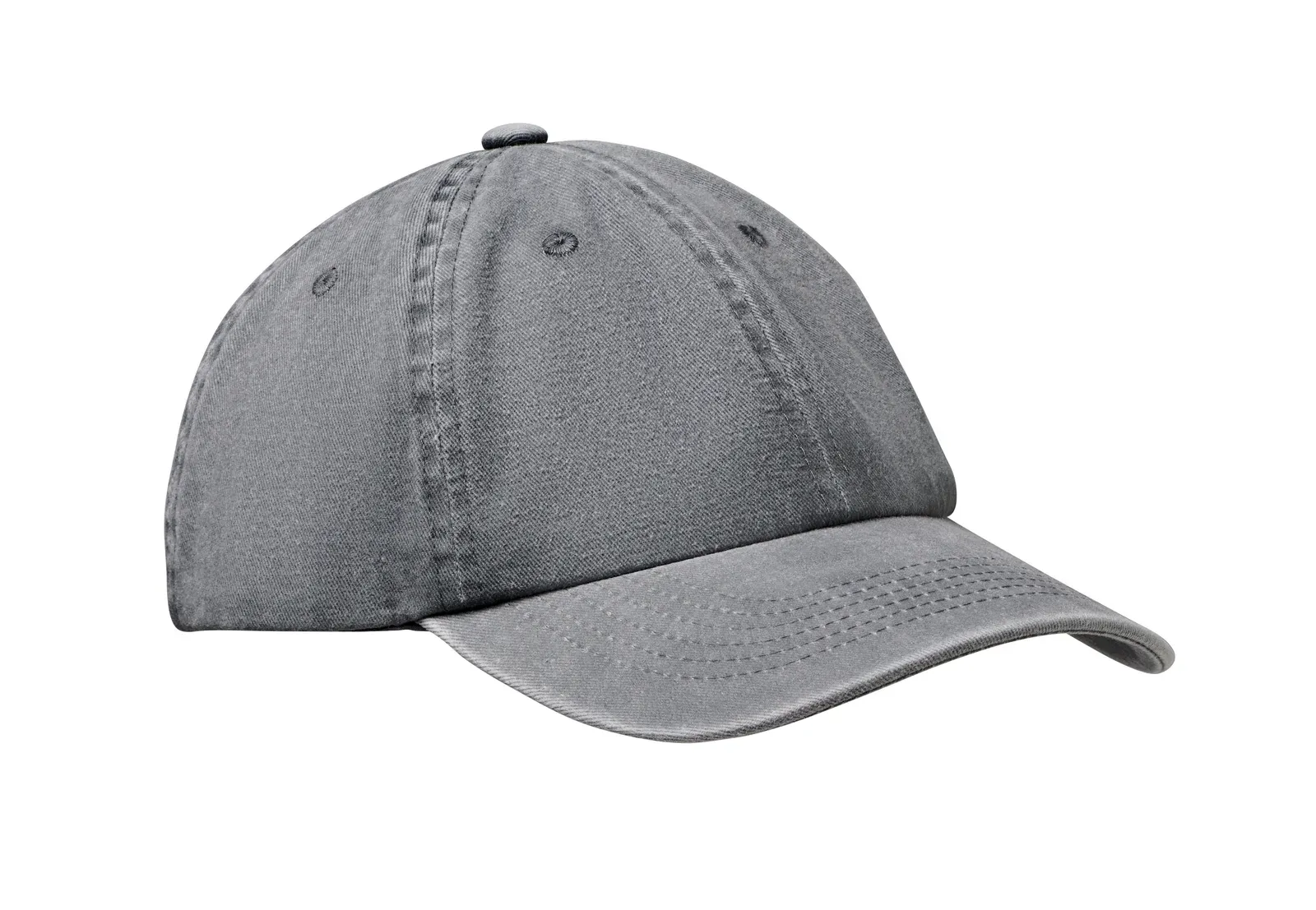 Vinbuck Vintage Washed Cotton Cap — Grey