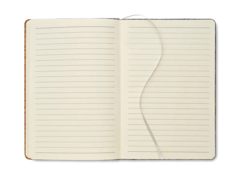 Corkbook A5 RPET Felt & Cork Notebook – 160-Page FSC-Certified Refill with Pen Loop