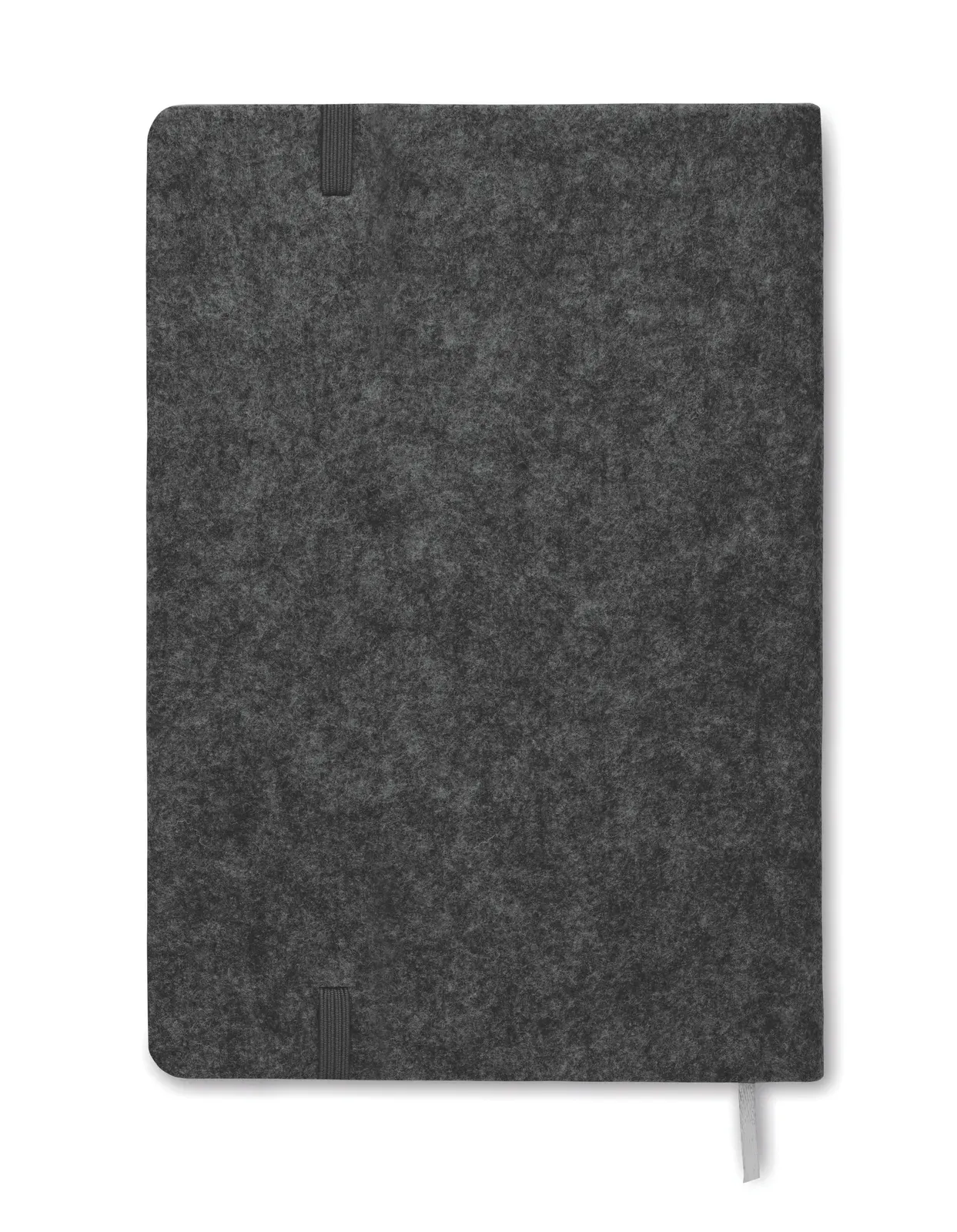 Corkbook A5 RPET Felt & Cork Notebook – 160-Page FSC-Certified Refill with Pen Loop — Stone Grey