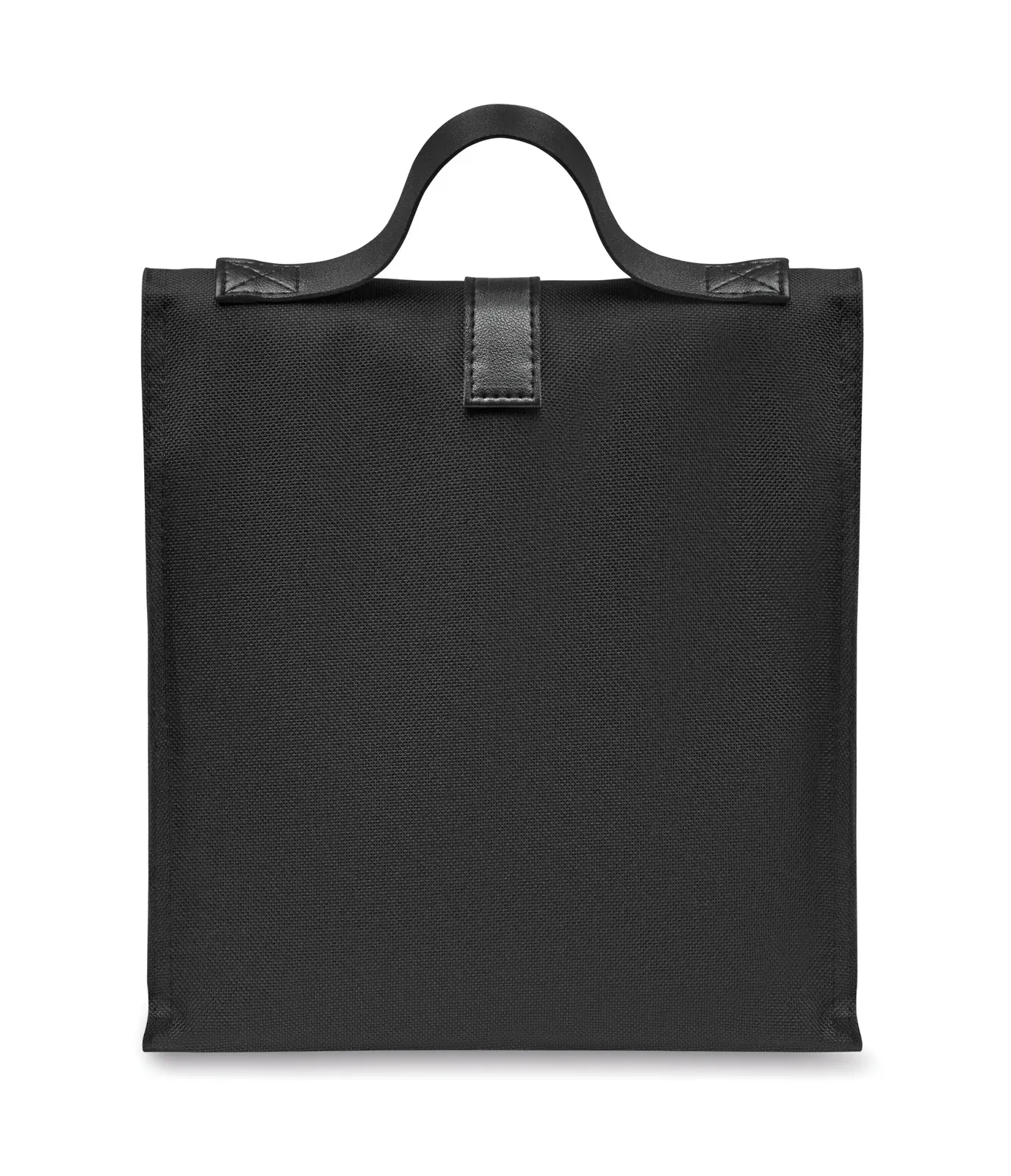 Recycled Cotton Cooler Bag Chill with 18x14x30 Cm 18X14X30 cm — Black