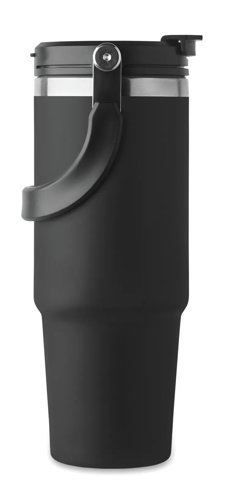 Suma Hand – Double Wall Recycled Stainless Steel (90% Recycled Stainless Steel and 10% Stainless Steel) Tumbler with Lid — Black