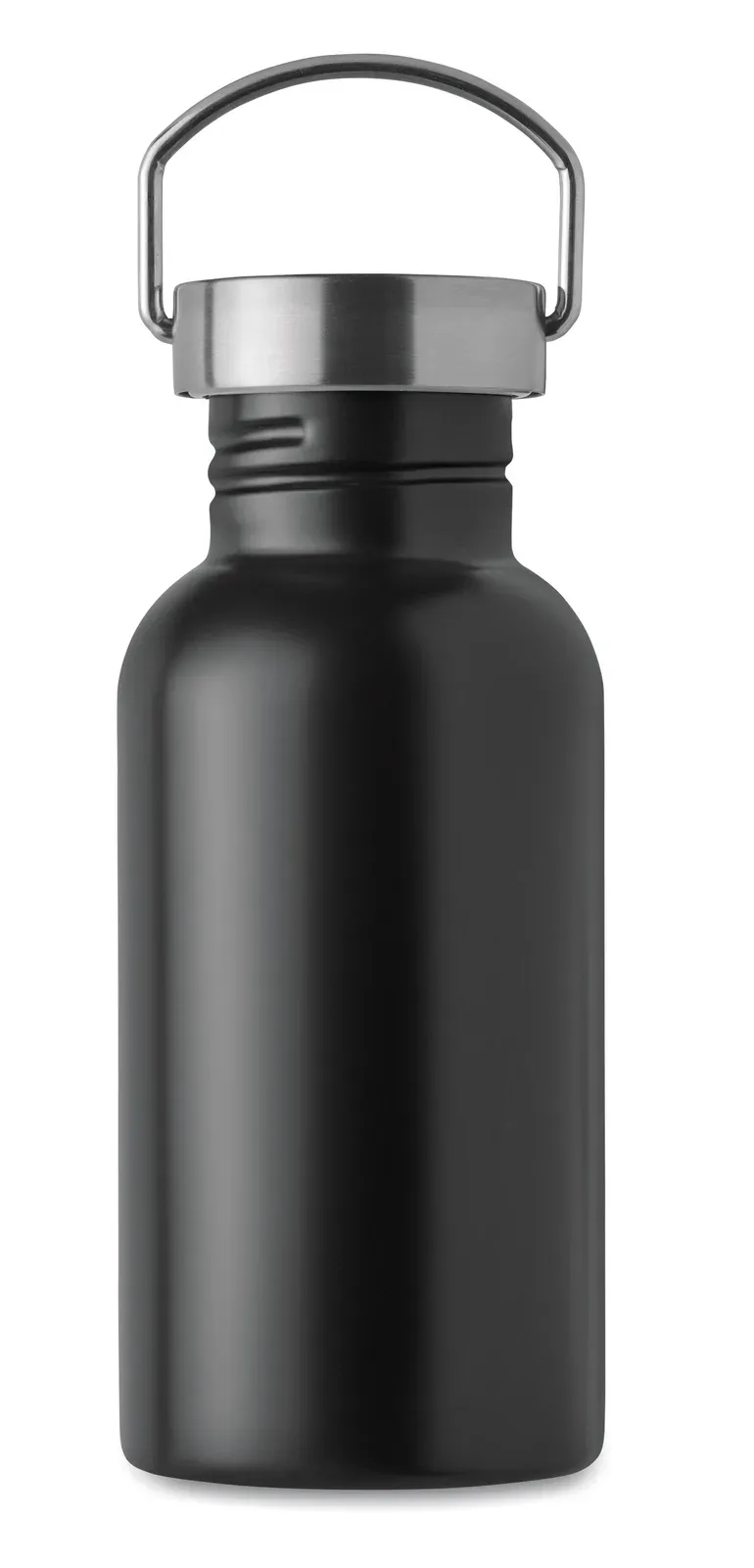 Florence Sing – Single Wall Bottle in Recycled Stainless Steel (90% Recycled Stainless Steel and 10% Stainless Steel) — Black