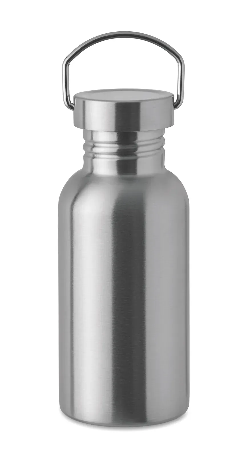 Florence Sing – Single Wall Bottle in Recycled Stainless Steel (90% Recycled Stainless Steel and 10% Stainless Steel) — Matt Silver