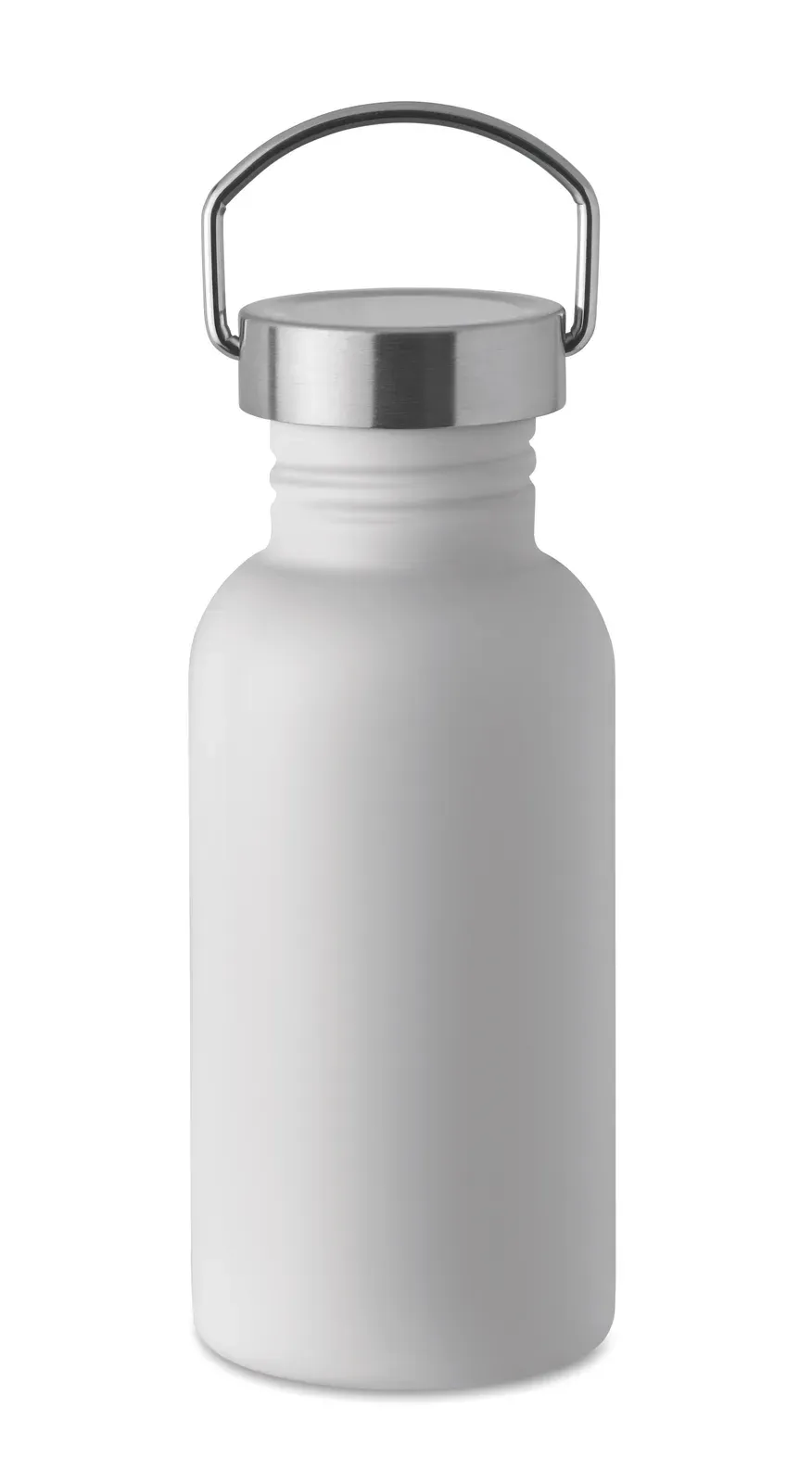 Florence Sing – Single Wall Bottle in Recycled Stainless Steel (90% Recycled Stainless Steel and 10% Stainless Steel) — White
