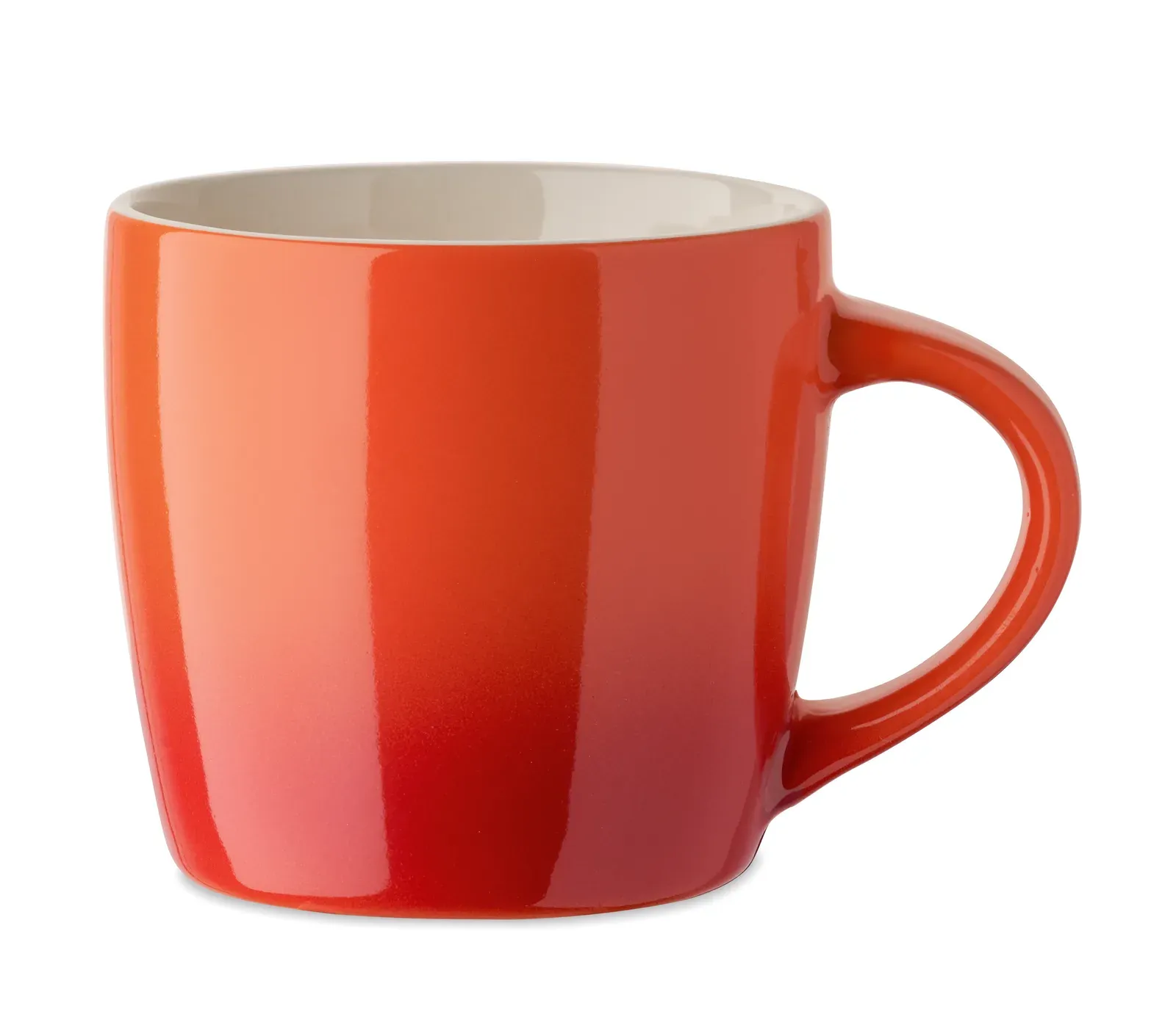 Peze – Gradient Coloured Ceramic Mug — Orange