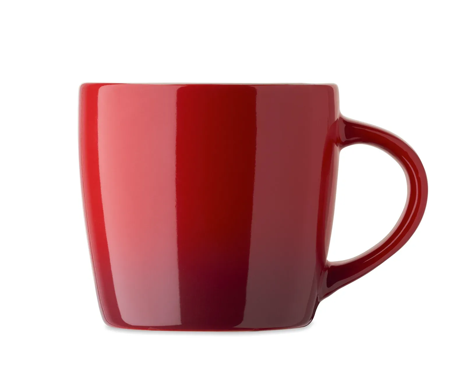Peze – Gradient Coloured Ceramic Mug — Red