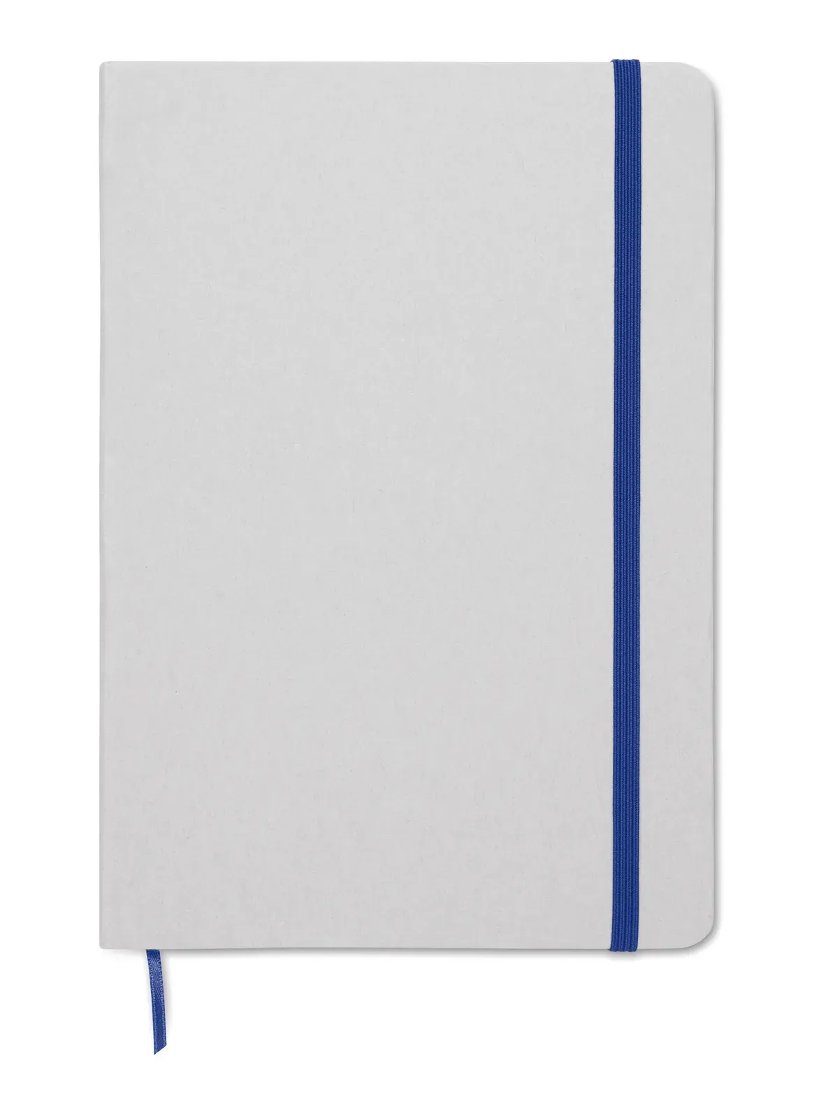 Route White A5 Recycled Carton Notebook – Colour-Reveal Laser Engraving, 160-Page Refill — Blue