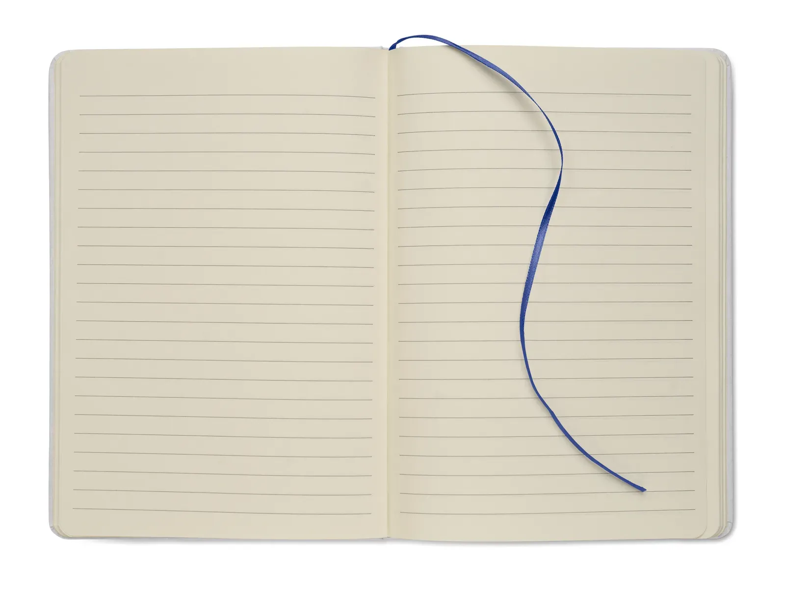 Route White A5 Recycled Carton Notebook – Colour-Reveal Laser Engraving, 160-Page Refill — Blue