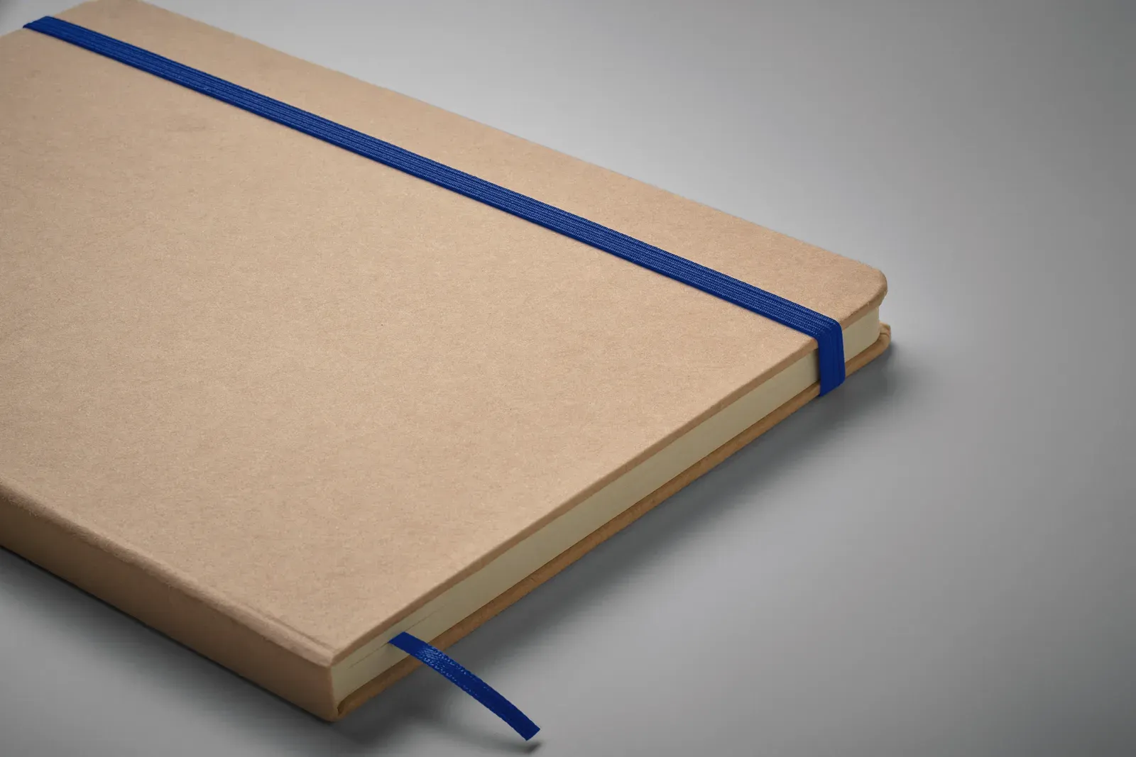 Route A5 Recycled Carton Notebook – Colour-Reveal Laser Engraving, FSC-Certified Refill — Blue