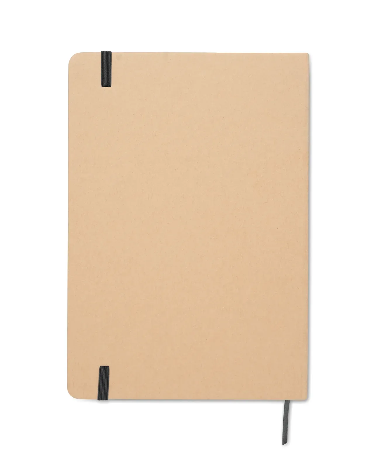 Route A5 Recycled Carton Notebook – Colour-Reveal Laser Engraving, FSC-Certified Refill — Black