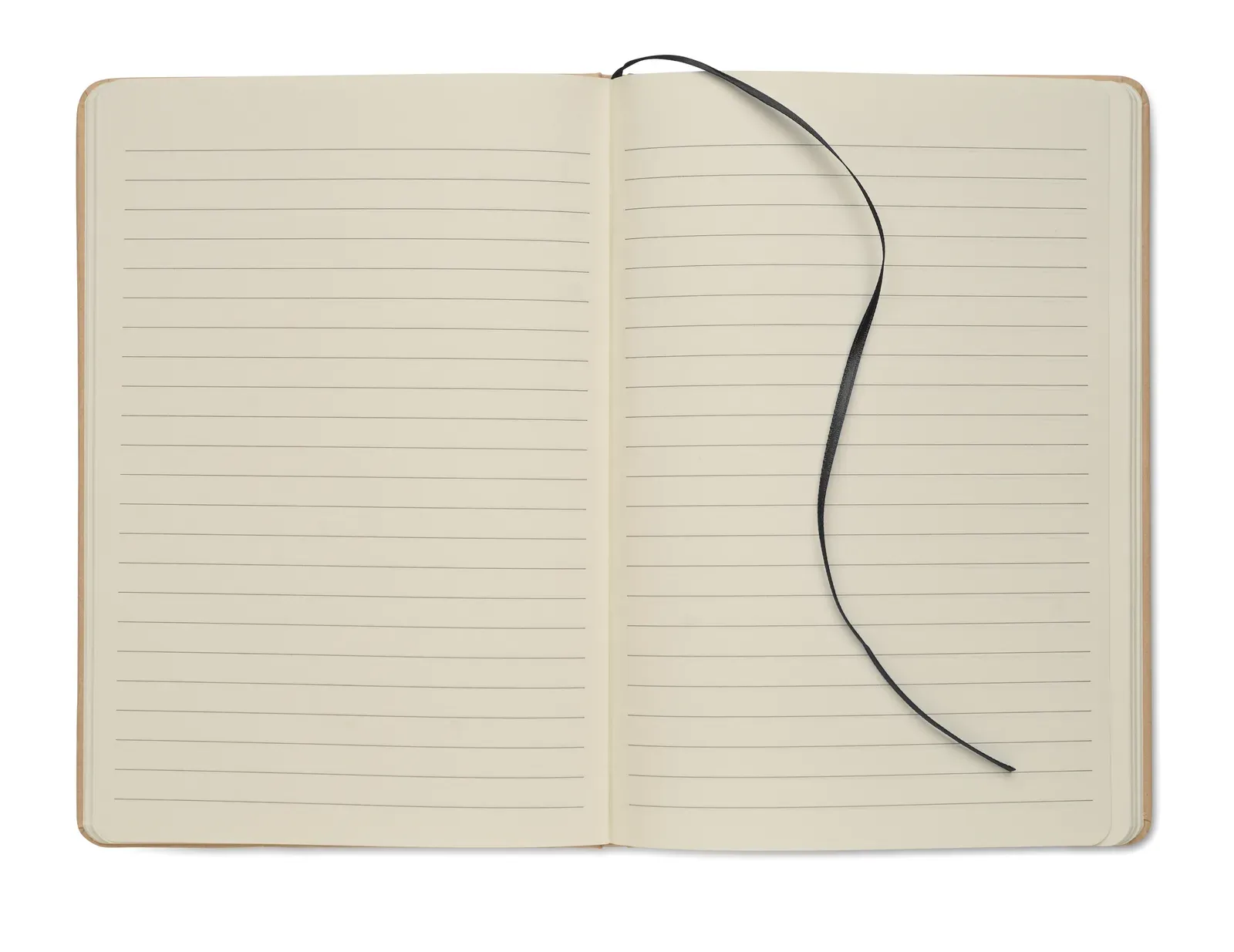 Route A5 Recycled Carton Notebook – Colour-Reveal Laser Engraving, FSC-Certified Refill — Black