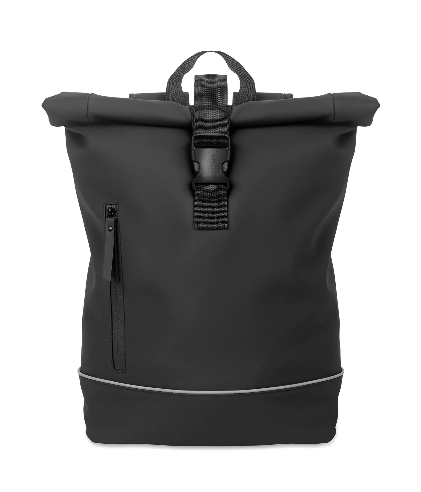 RPET Laptop Backpack Laptosa with Zippered Pocket 40X12X54 cm — Black