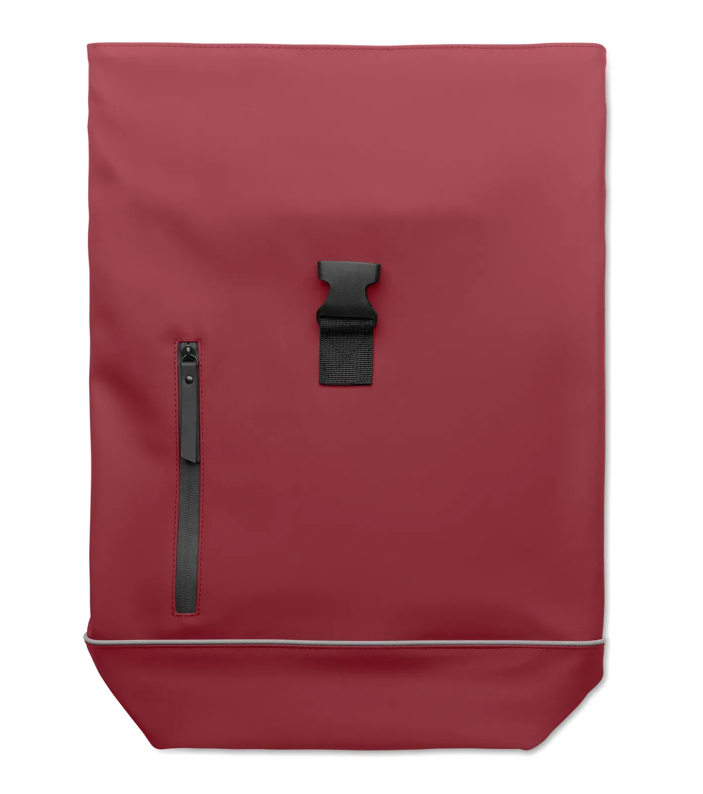 RPET Laptop Backpack Laptosa with Zippered Pocket 40X12X54 cm — Burgundy