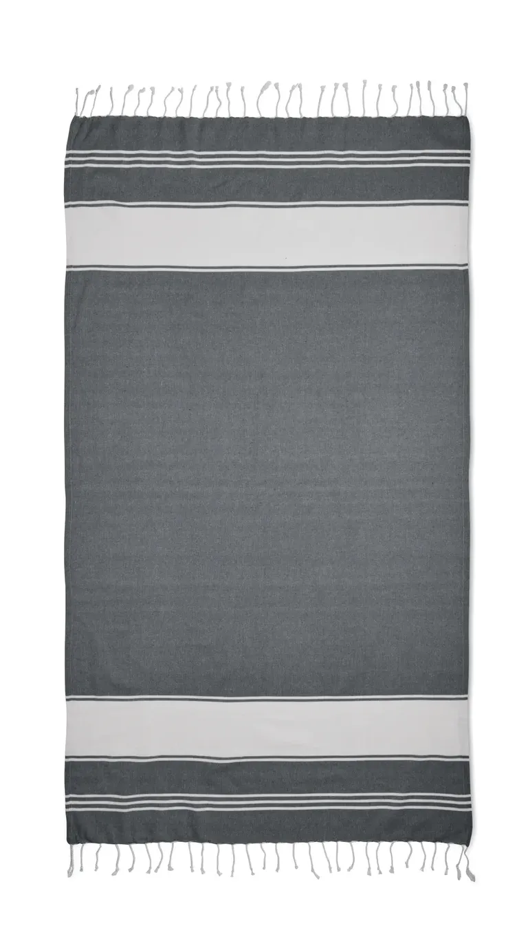 Hamma Recycled Cotton Hammam Towel & Drawstring Bag Set