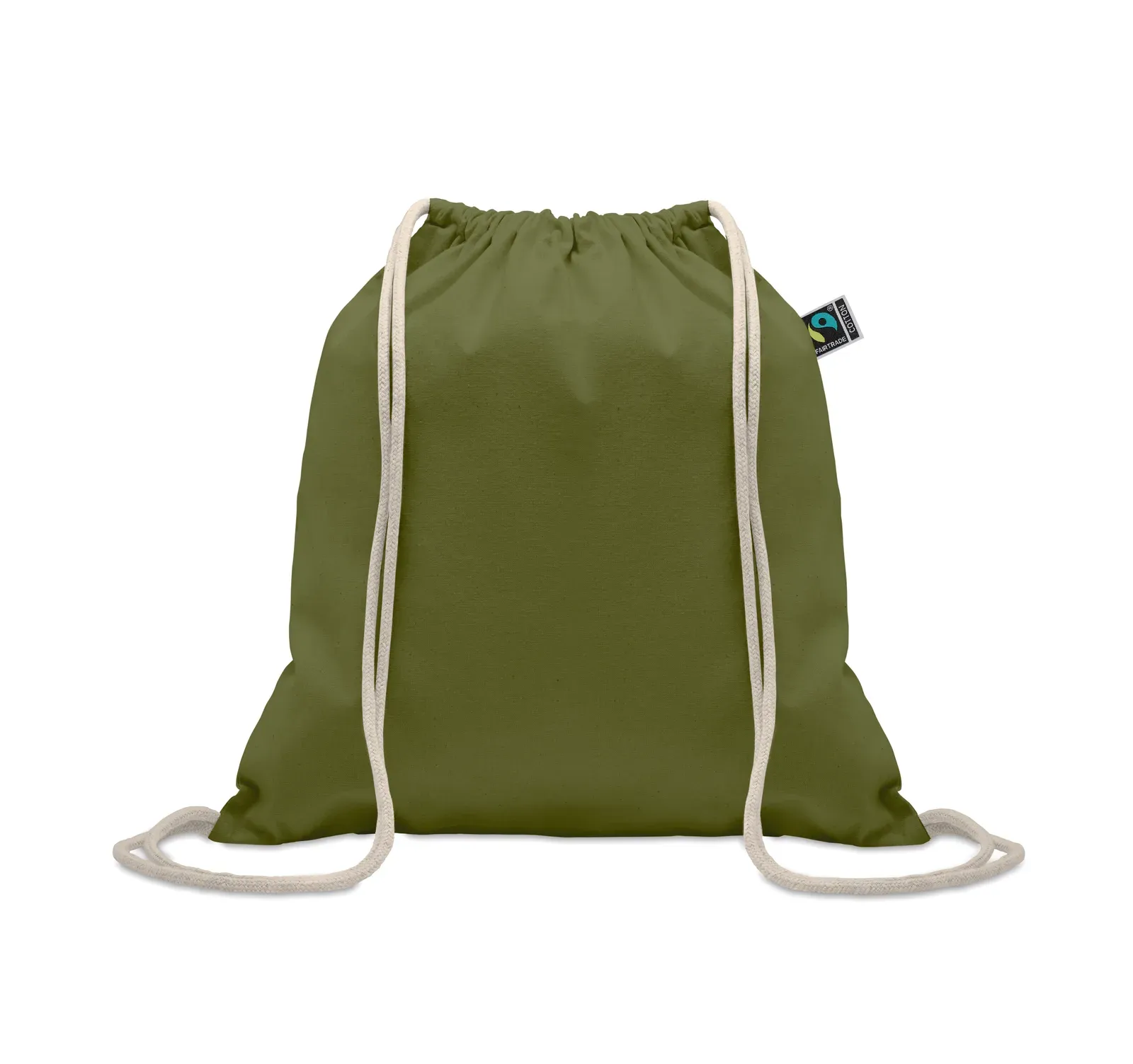 Cotton Drawstring Bag Osole Draw Colour with 180 Gr/M² 37X41 cm — Dark Green