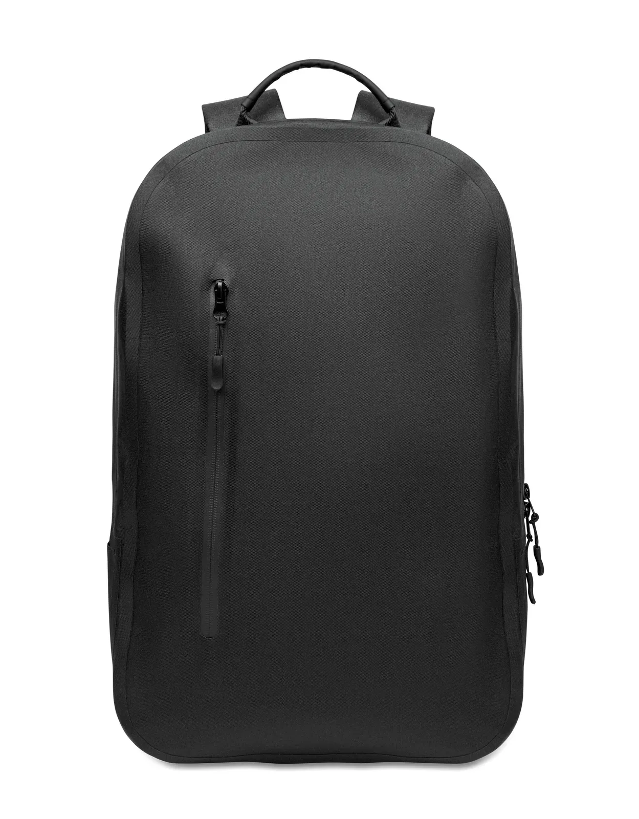 RPET Laptop Backpack Brenna with Zippered Pocket 32X15,5X47,5 cm — Black