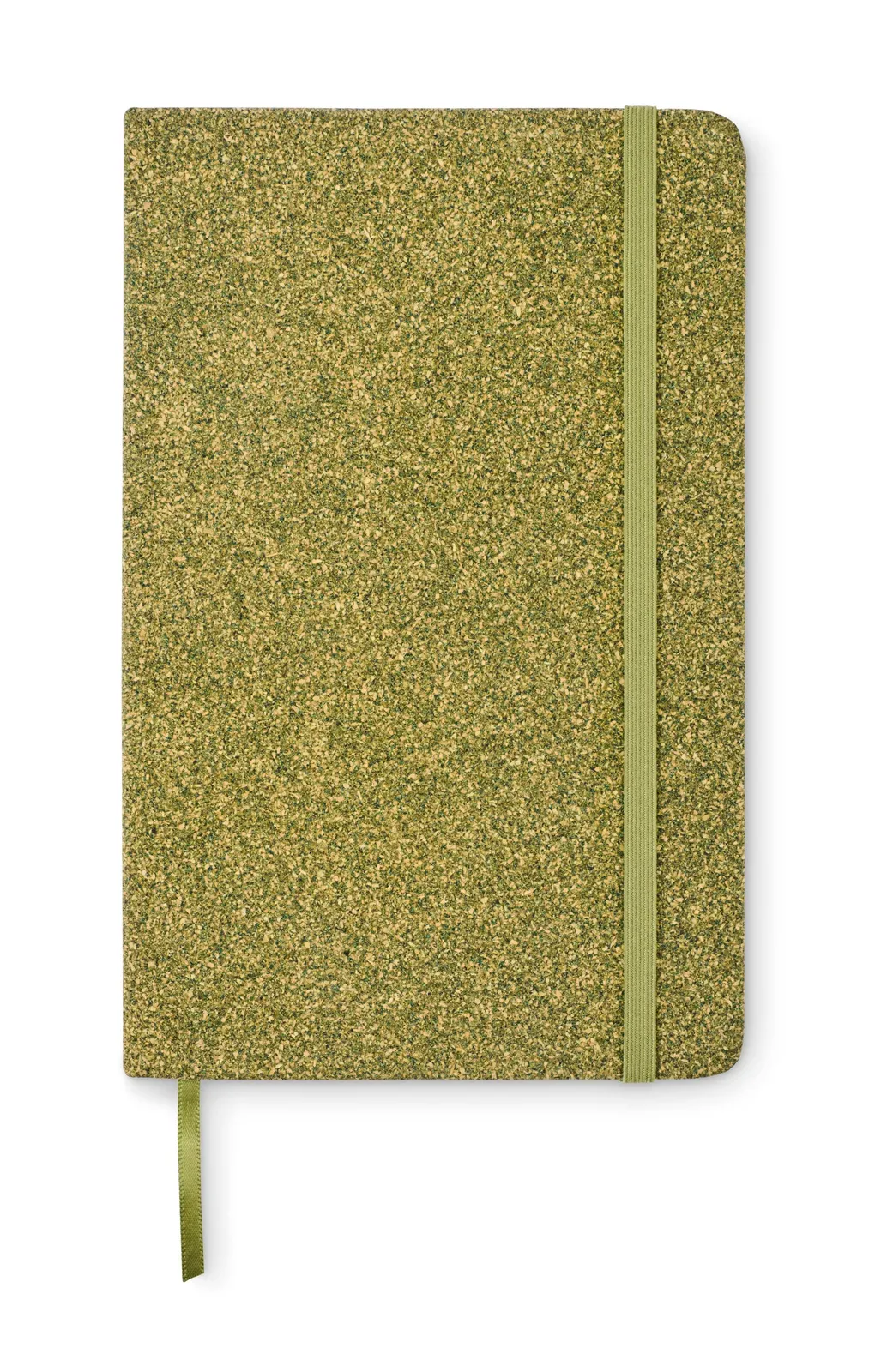 Chippewa A5 Tea Grounds & Cork Notebook – 160-Page FSC-Certified Recycled Refill — Green