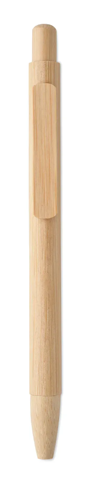 Mambo All-Bamboo Push Button Pen — Wood