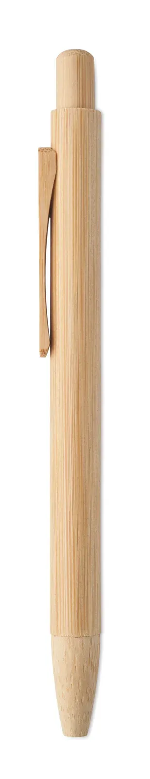 Mambo All-Bamboo Push Button Pen — Wood
